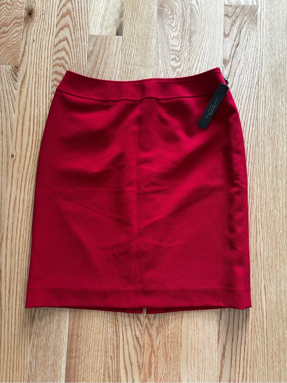 Tahari Red Pencil Skirt